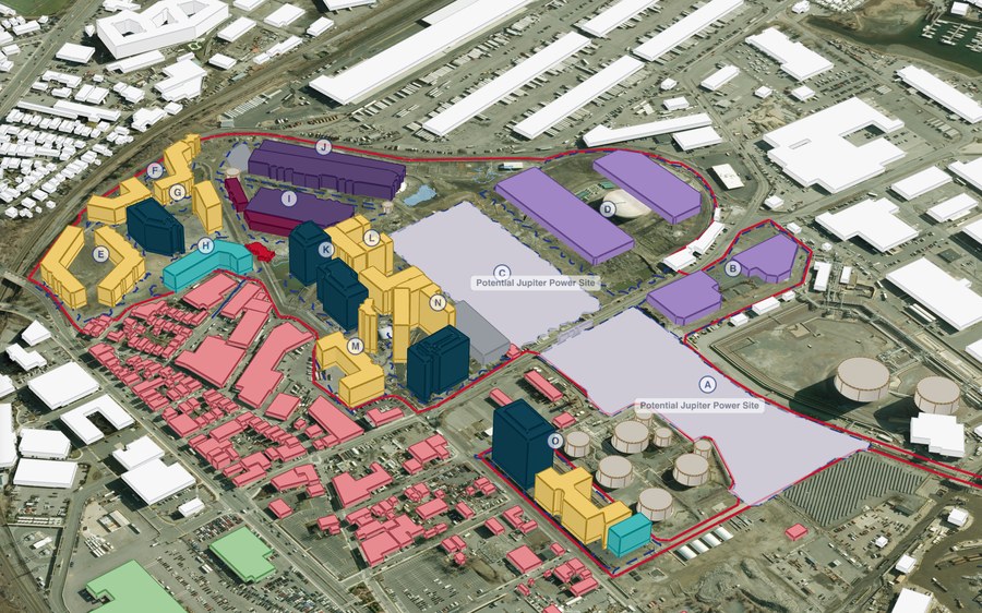 Everett Docklands digital twin, 3D site model